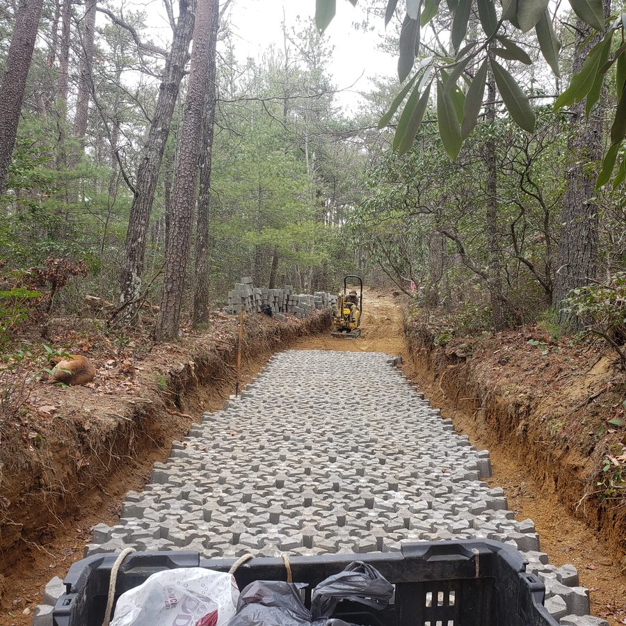 Brown Mountain articulated concrete