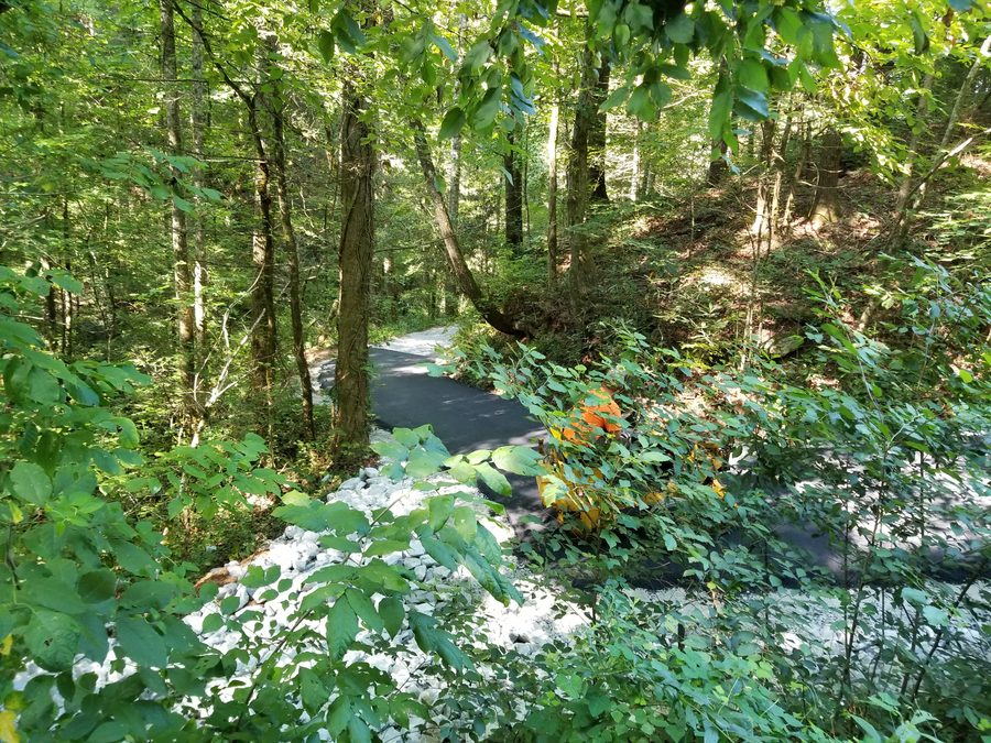 Chattooga River put-in trail paving