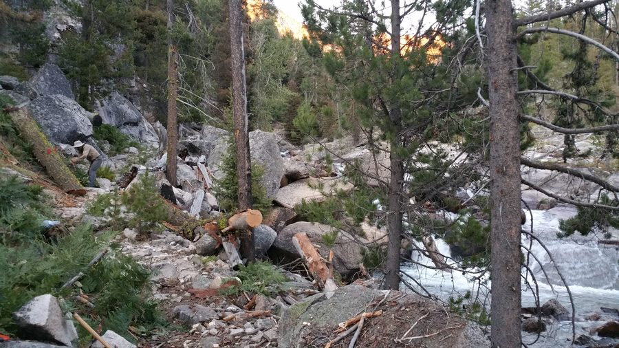 Idaho wilderness trail work